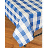 HAVERCAMP - Nappe De Papier Doublée - Motif À Carreaux Bleu - Party Shop