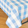HAVERCAMP - Nappe De Papier Doublée - Motif À Carreaux Bleu - Party Shop