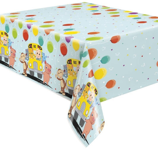 Nappe De Plastique 54"X84" - Cocomelon Party Shop