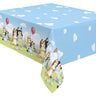 Unique - Nappe De Plastique Rectangulaire 54'' X 84'' - Bluey - Party Shop