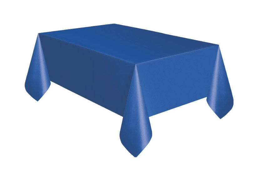 Nappe De Plastique Rectangulaire 54Po X 108Po - Bleu Royal Party Shop