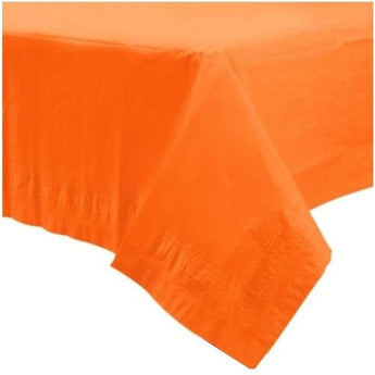 Nappe De Plastique Rectangulaire 54Po X 108Po - OrangeParty Shop