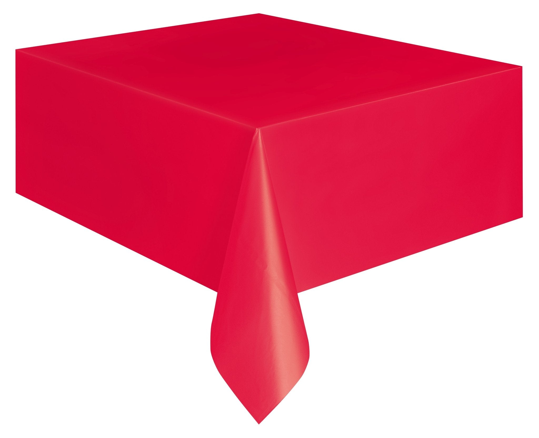 Nappe De Plastique Rectangulaire 54Po X 108Po - Rouge Party Shop