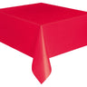 Unique - Nappe De Plastique Rectangulaire 54Po X 108Po -  Rouge - Party Shop