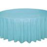 Unique - Nappe De Plastique Ronde 84" -  Bleu Turquoise - Party Shop