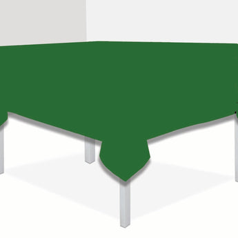 Nappe En Plastique 54 X 108 - Vert Métallique Party Shop