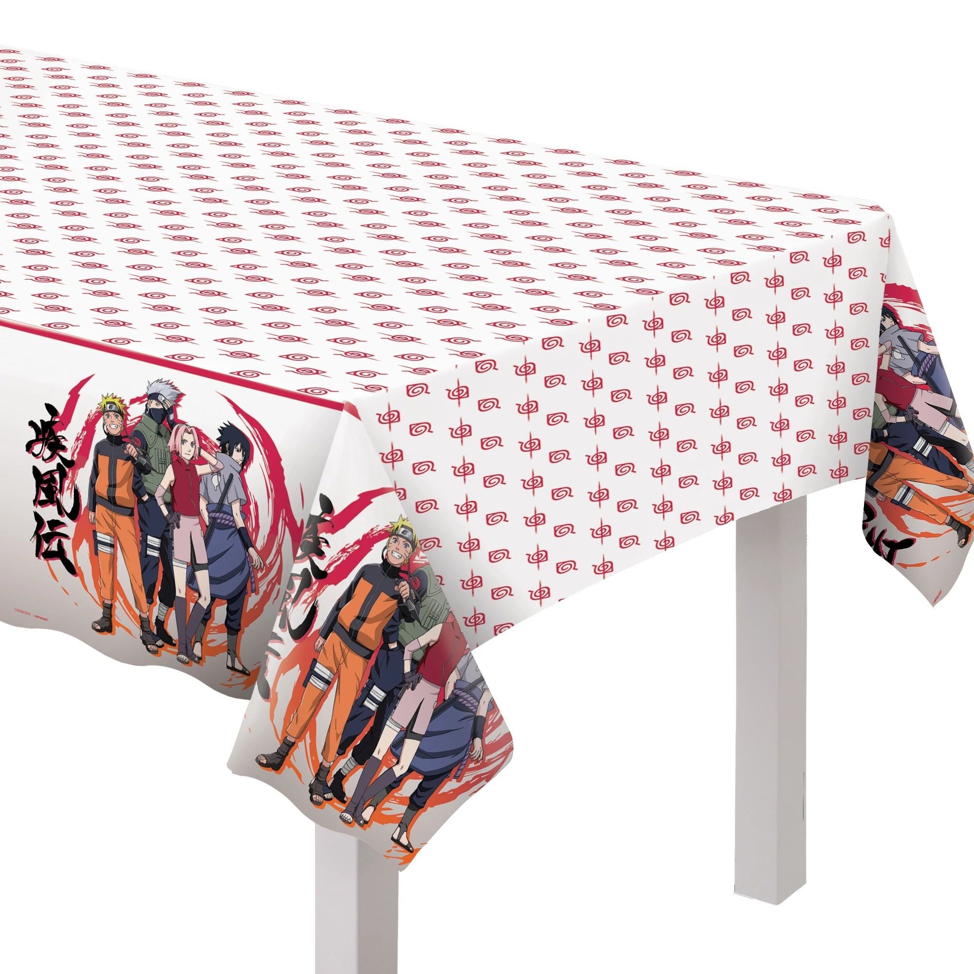 Nappe en plastique 54" x 96" - Naruto Party Shop