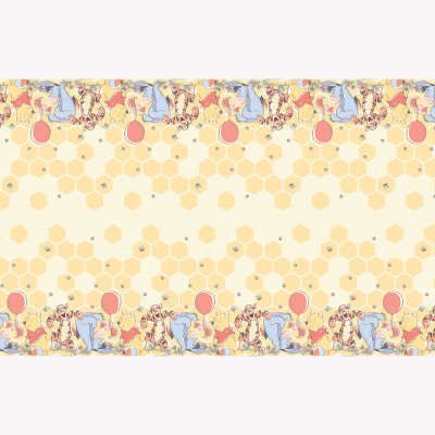 Unique - Nappe En Plastique 54''X 84''  - Winnie L'Ourson - Party Shop