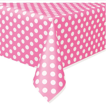 Nappe En Plastique 54"X108" - Pois Vif Party Shop