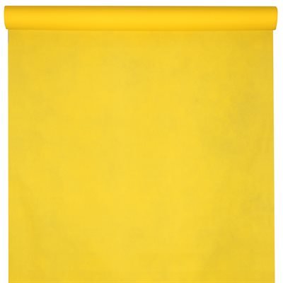 Nappe en rouleau en papier - 10 mètres x 47 po - Jaune Party Shop