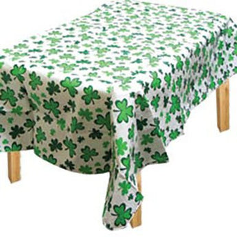 Nappe Imprimé De Trèfles (54X108Po) - Saint Patrick - Party Shop