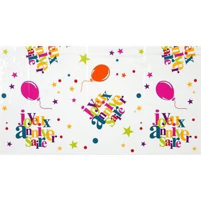 Nappe Joyeux Anniversaire Festif Multicolore 52X86 Party Shop