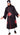 Naruto Akatsuki adult costume with black cloak featuring red clouds and reversible ninja headband – perfect for Halloween or anime cosplay - InSpirit - ¨Party Shop