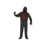 Child NBC Hazmat Suit costume with hooded jumpsuit and mask – perfect for Halloween, science-themed parties, or apocalyptic dress-up play. - FunWorld - Party Shop