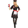 Bloody nurse costume for adult women – Halloween horror dress with gloves and nurse hat – perfect for spooky hospital or zombie theme - FunWorld - Party Shop