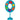 Unique - Numéro Décoratif Clignotant #0 - Multicolore - Party Shop