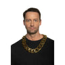 Underwraps -Oversized chunky gold chain for rapper or gangster costume. Bling-bling accessory perfect for Halloween, 80s 90s theme parties, cosplay and carnival. -Party Shop