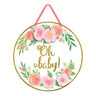 Amscan - Pancarte Circulaire - Oh Baby - Party Shop