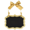 Amscan - Pancarte Tableau 5.5"X4" En Mdf - Or - Party Shop