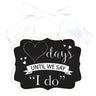 Amscan - Pancarte Tableau 9.25"X11" En Mdf - I Do - Party Shop