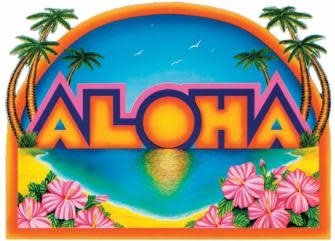 Panneau De Carton (25'') - Aloha Party Shop