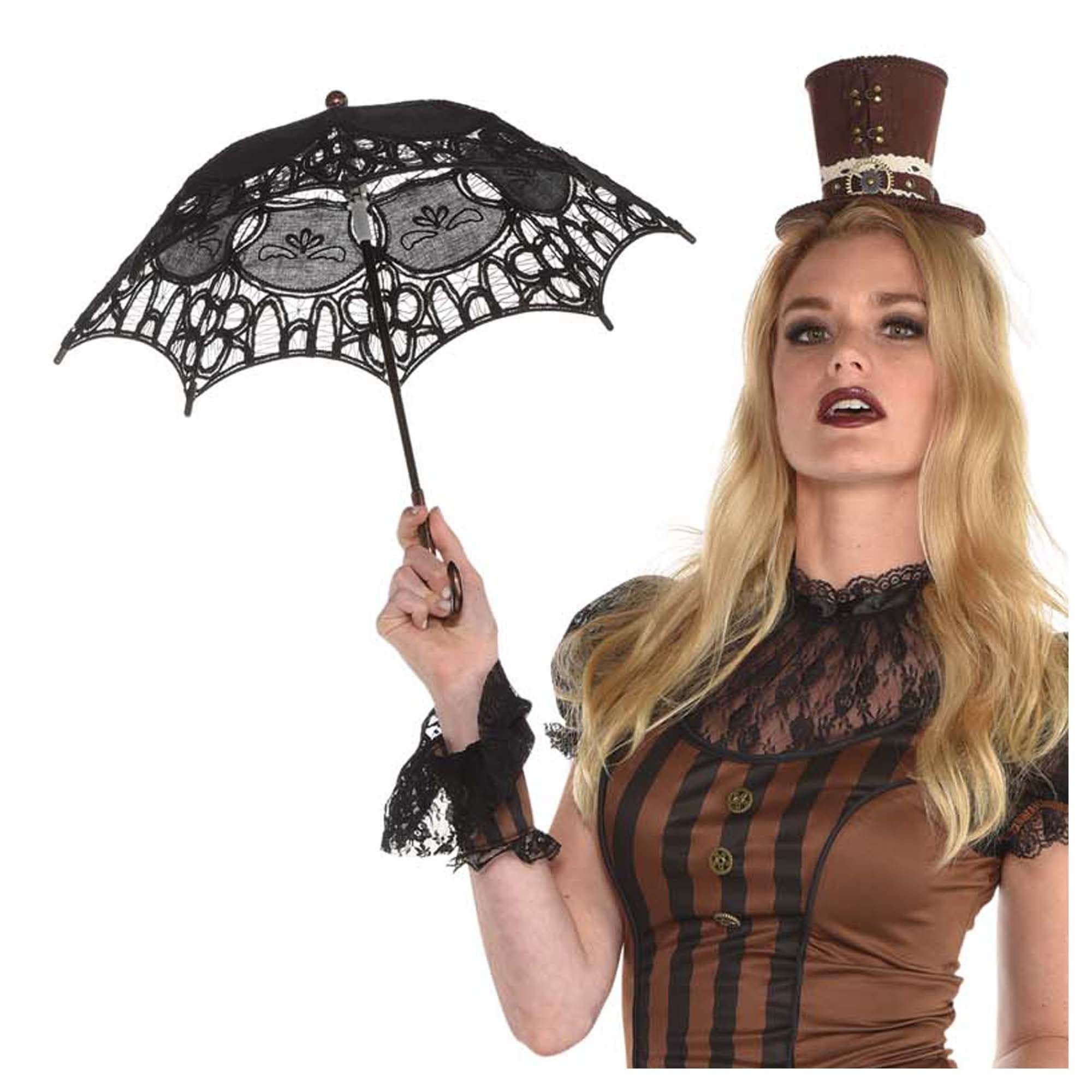 Parasol Noir - Steampunk Party Shop