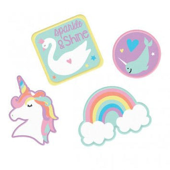 Patch 4 Pcs - Licorne Party Time Party Shop