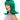 Green Peggy Sue wig – 1950s pin-up style costume wig with bangs and curls for women - WestBay- Party Shop
