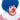 RUBIES - Perruque Adulte Deluxe - Clown Bleu - Party Shop
