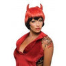 RUBIES - Perruque Adulte - Diablotin - Rouge Et Noir - Party Shop