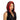 RUBIES - Perruque Adulte - Miss Sinistre Noir & Rouge - Party Shop