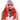 Amscan - Perruque Adulte Ombre Rouge Et Blanc - Party Shop