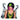 RUBIES - Perruque Fée Gothique - Noir & Vert - Party Shop