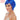 WESTBAY - Perruque Haute Gamme - Bleu - Party Shop