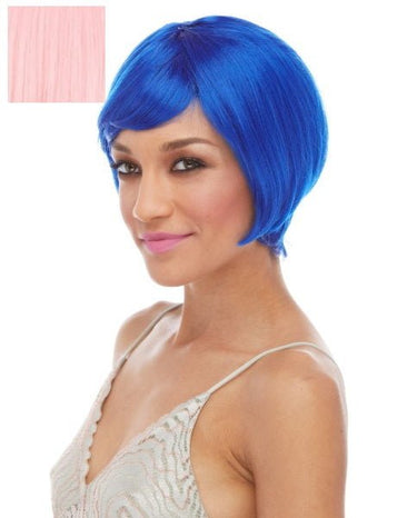 WESTBAY - Perruque Haute Gamme - Bleu - Party Shop