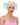 WESTBAY - Perruque Haute Gamme - Blonde Bleu Rose - Party Shop
