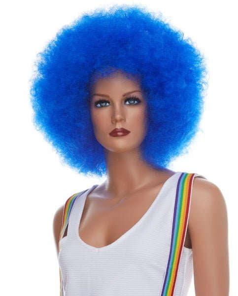 Perruque Haute Gamme - Clown Bleu Party Shop