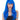 Perruque Haute Gamme - Longue Burlesque Bleu Party Shop