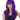 WESTBAY - Perruque Haute Gamme - Longue Burlesque Mauve - Party Shop