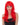 Perruque Haute Gamme - Longue Burlesque Rouge Party Shop