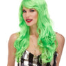 WESTBAY - Perruque Haut de Gamme - Longue Burlesque Verte - Party Shop