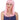 WESTBAY - Perruque Haute Gamme - Longue Classique  Rose - Party Shop