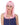 WESTBAY - Perruque Haute Gamme - Longue Classique  Rose - Party Shop