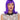 Perruque Haute Gamme - Peggy Sue Mauve Party Shop