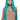 Leg Avenue - Perruque Longue Droite Raie Milieu Turquoise - Party Shop