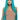 Perruque Longue Droite Raie Milieu Turquoise Party Shop