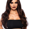 Leg Avenue - Perruque Longue Et Ondulée Ajustable - Brun - Party Shop