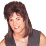 RUBIES - Perruque Coupe Mullet - Brun - Party Shop