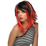 RUBIES - Perruque Pour Adulte - Rouge & Noir - Party Shop
