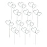 Amscan - Pics Pour Gâteau 3" - Coeur (12Pc) - Party Shop